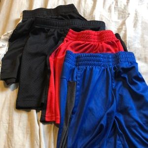 Lot of 4 basketball shorts. Little boys size 5